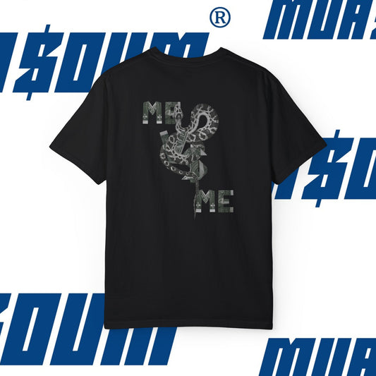 Only Me vs Me graphics - $ currency icon - Unisex Garment-Dyed Money Motivations T-Shirt