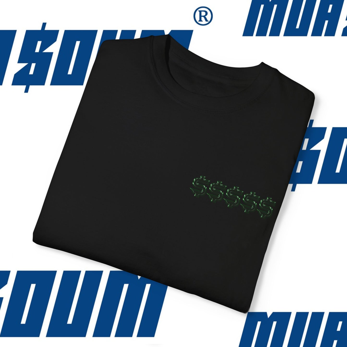 Only Me vs Me graphics - $ currency icon - Unisex Garment-Dyed Money Motivations T-Shirt